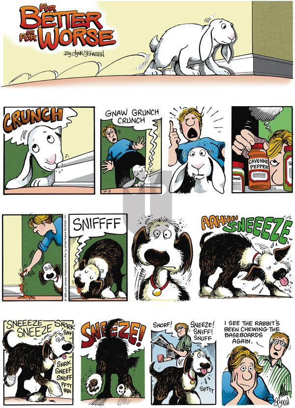 For Better or For Worse on Sunday October 3, 1999 Comic Strip