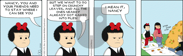 Nancy - Wednesday October 13, 2021 Comic Strip