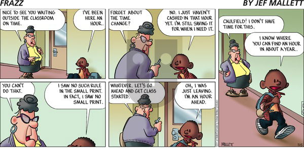 Frazz on Sunday November 5, 2017 Comic Strip