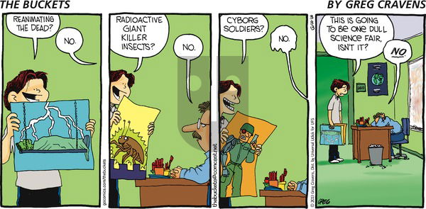 The Buckets on Sunday March 3, 2013 Comic Strip