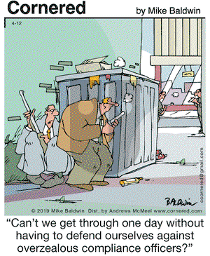 Cornered on Friday April 12, 2019 Comic Strip