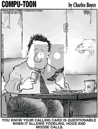 Compu-toon on Monday August 24, 2009 Comic Strip