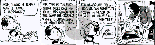 Rose is Rose on Wednesday April 13, 1994 Comic Strip