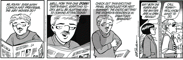 Doonesbury on Monday October 28, 2002 Comic Strip