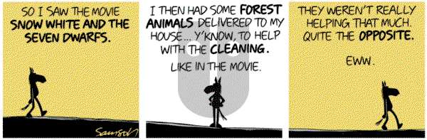 Dark Side of the Horse - Saturday March 8, 2014 Comic Strip