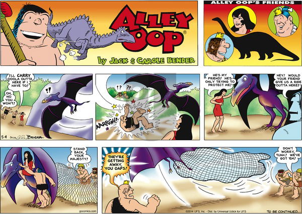 Alley Oop on Sunday May 4, 2014 Comic Strip