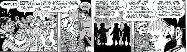 Alley Oop on Saturday May 5, 2001 Comic Strip