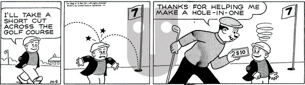 Nancy on Friday January 8, 1971 Comic Strip