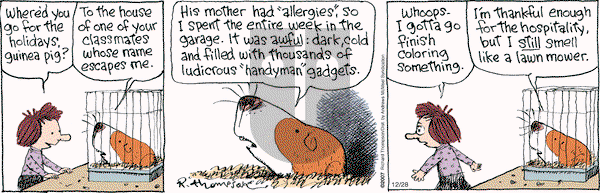 Cul de Sac on Thursday December 28, 2017 Comic Strip