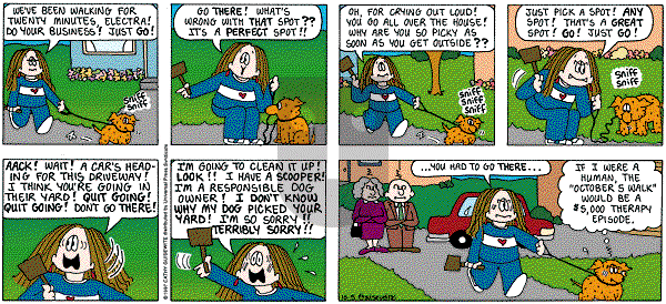 Cathy Classics - Sunday October 5, 1997 Comic Strip