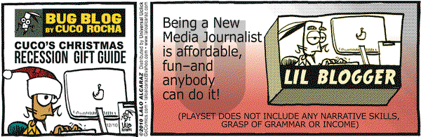 La Cucaracha on Friday December 10, 2010 Comic Strip