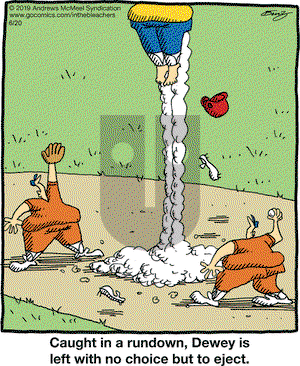 In the Bleachers on Thursday June 20, 2019 Comic Strip