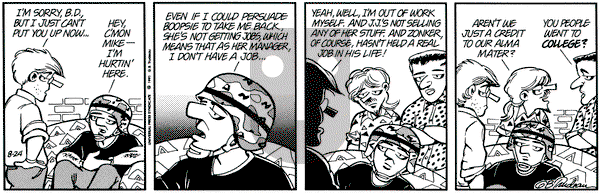 Doonesbury on Saturday August 24, 1991 Comic Strip