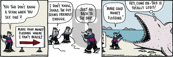 Overboard on Tuesday January 6, 2015 Comic Strip