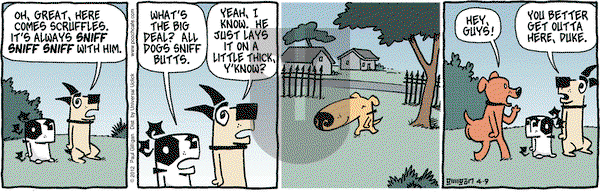 Pooch Cafe - Monday April 9, 2012 Comic Strip