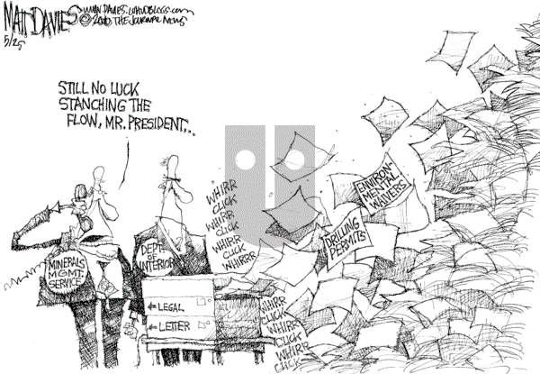 Matt Davies on Tuesday May 25, 2010 Comic Strip
