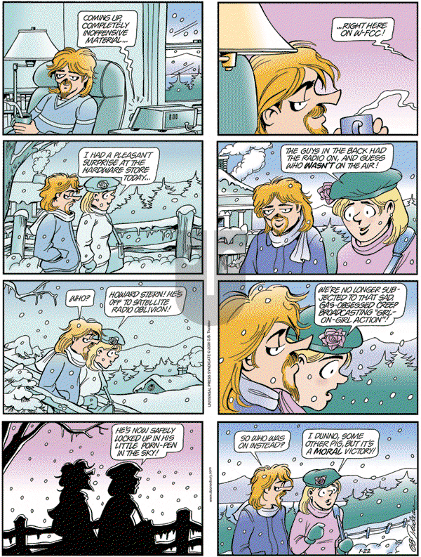 Doonesbury - Sunday January 22, 2006 Comic Strip