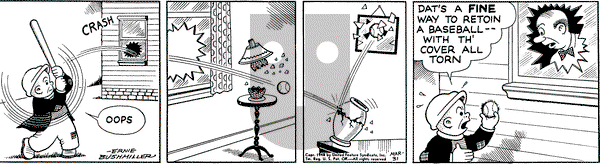 Nancy - Wednesday March 31, 1948 Comic Strip