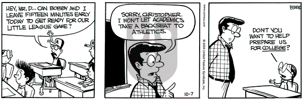 Grand Avenue on Thursday October 7, 2004 Comic Strip