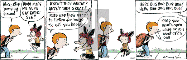Cul de Sac on Tuesday October 16, 2018 Comic Strip