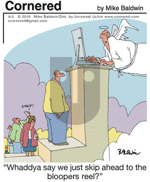 Cornered on Saturday September 3, 2016 Comic Strip