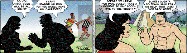 Alley Oop on Wednesday October 10, 2012 Comic Strip