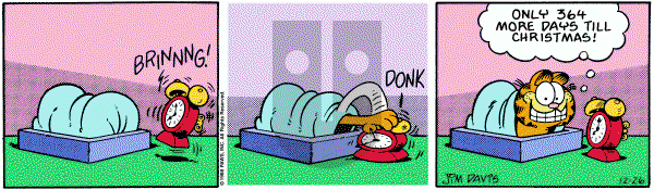 Garfield on Monday December 26, 1988 Comic Strip