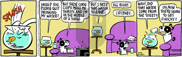 Pooch Cafe on Friday October 24, 2003 Comic Strip