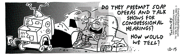 Frank and Ernest - Tuesday December 15, 1998 Comic Strip