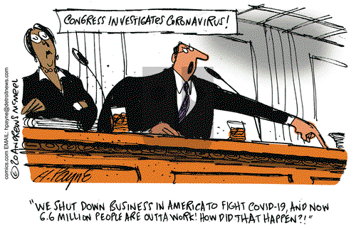 Henry Payne - Saturday April 4, 2020 Comic Strip