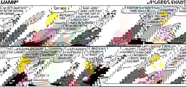 Luann on Sunday January 9, 2000 Comic Strip