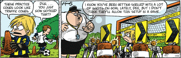 Cleats on Saturday December 29, 2001 Comic Strip
