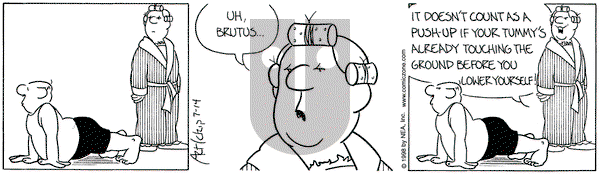 The Born Loser on Tuesday July 14, 1998 Comic Strip