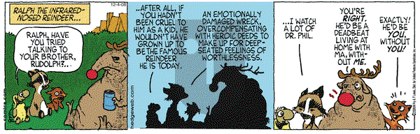 Over the Hedge on Thursday December 4, 2008 Comic Strip