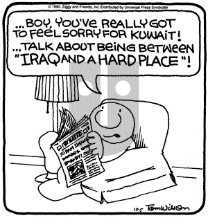 Ziggy on Friday October 5, 1990 Comic Strip