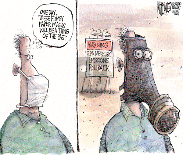 Matt Davies on Wednesday April 22, 2020 Comic Strip
