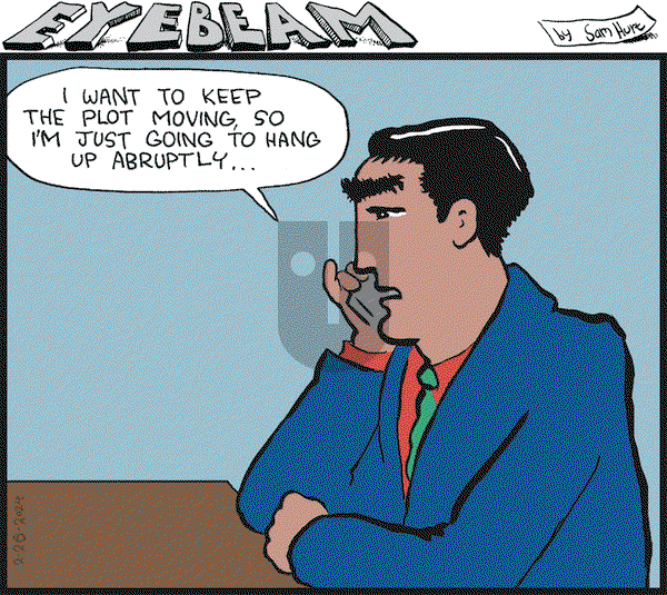Eyebeam on Monday February 26, 2024 Comic Strip