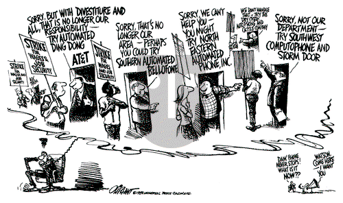 Pat Oliphant on Tuesday August 9, 1983 Comic Strip