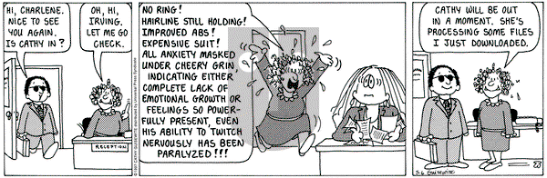 Cathy Classics on Tuesday May 6, 1997 Comic Strip