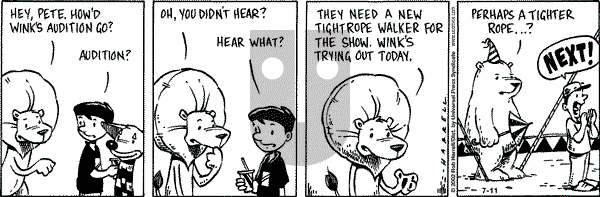 Big Top on Thursday July 11, 2002 Comic Strip