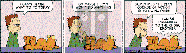 Garfield on Monday December 3, 2018 Comic Strip