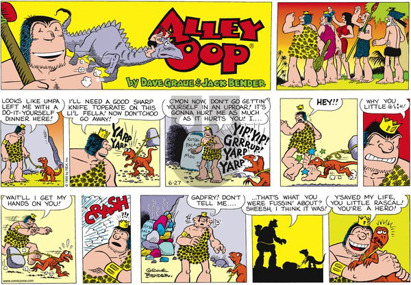 Alley Oop on Sunday June 27, 1999 Comic Strip
