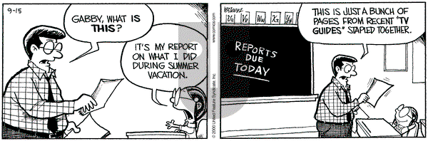 Grand Avenue on Friday September 15, 2000 Comic Strip