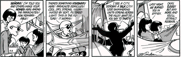 Doonesbury on Thursday May 3, 1990 Comic Strip