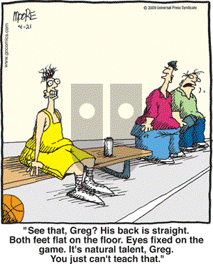 In the Bleachers - Tuesday April 21, 2009 Comic Strip