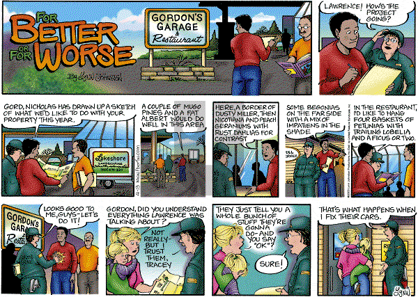 For Better or For Worse - Sunday April 13, 2003 Comic Strip