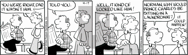 Drabble on Wednesday April 17, 2002 Comic Strip