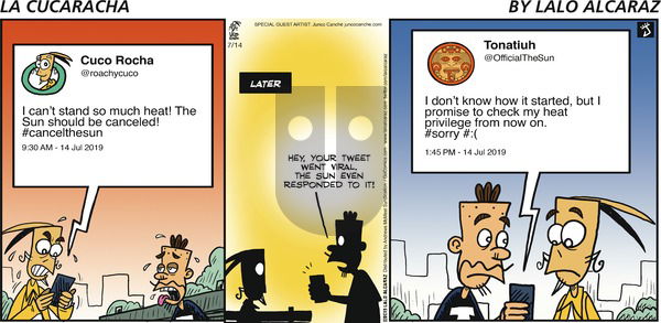 La Cucaracha on Sunday July 14, 2019 Comic Strip