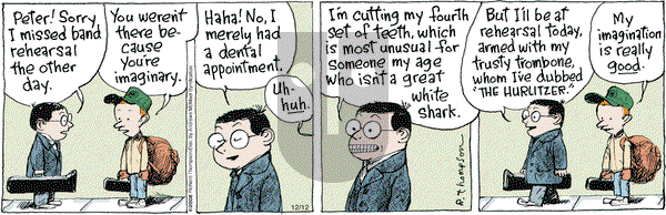 Cul de Sac on Wednesday December 12, 2018 Comic Strip