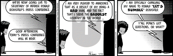The Boondocks on Friday August 13, 2010 Comic Strip